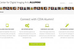 CDIA ALumni Prototype for Email Marketing Landing Page