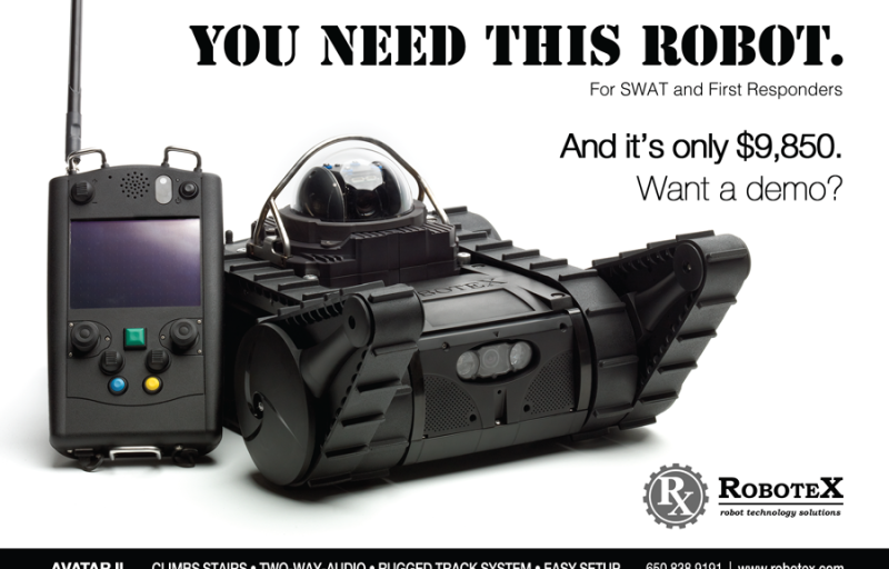 RoboteX PoliceMagazine Ad