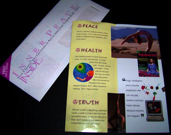 Yoga Journal Direct Mail Package 2
