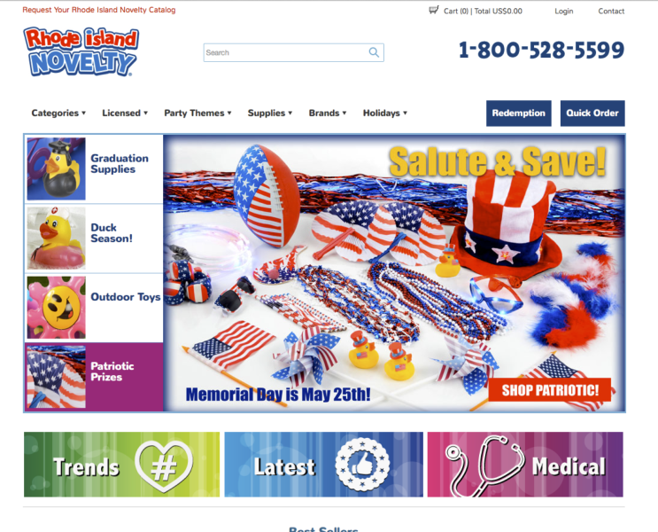 Rhode Island Novelty Memorial Day Products