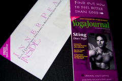 Yoga Journal Direct Mail Package OE & Cover